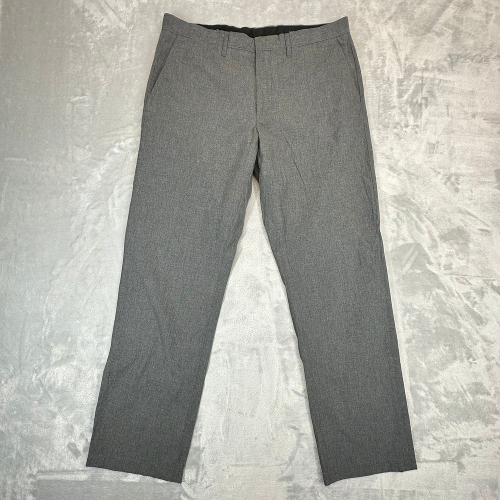J.Crew Pants Mens 33x32 Grey Bedford Cotton‎ Straight Leg Trousers 28019